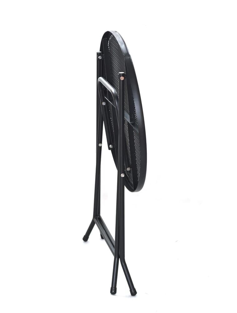 Skládací stůl HOBART — průměr 60 cm, kov - náhled 4