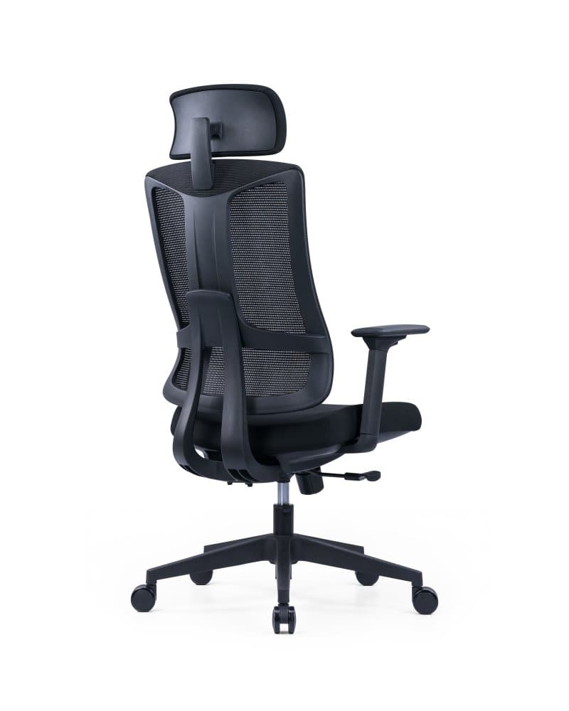 Kancelářská ergonomická židle SLIDE — více barev Modrá - náhled 3