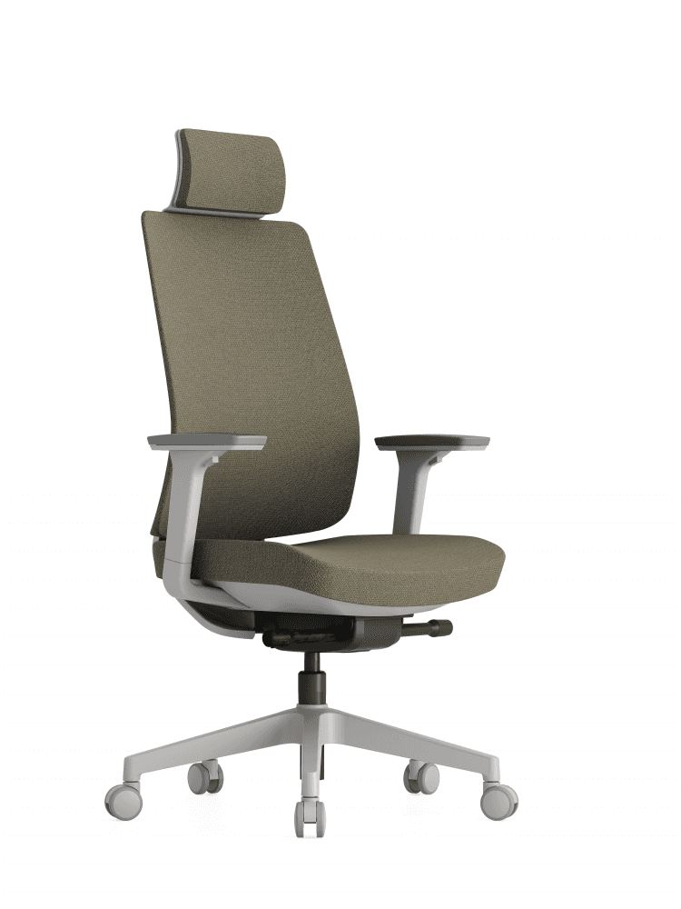 Kancelářská ergonomická židle K50 — bílá, více barev Béžová - náhled 1