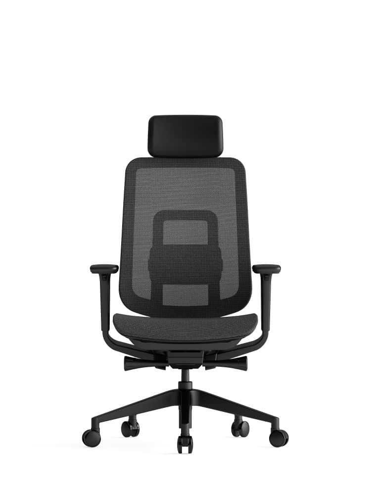 Kancelářská ergonomická židle K42 MESH SP – síť, černá - náhled 5