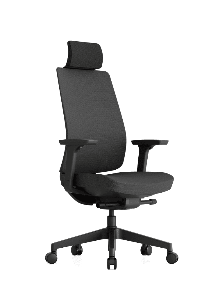 Kancelářská ergonomická židle K50 — černá, více barev Béžová - náhled 3