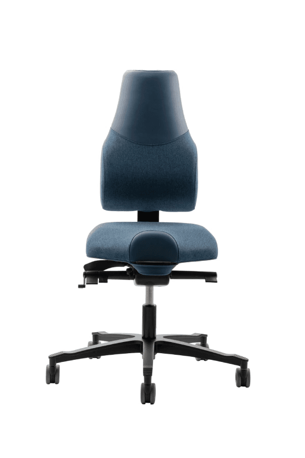 Zdravotní židle THERAPIA STANDI standardní látková –⁠ na míru, bez područek, více barev HX50/CX19 BLACK - náhled 3