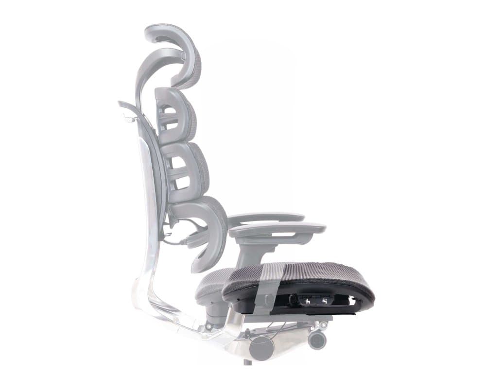 Kancelářská ergonomická židle TRINITY — černá Sego - náhled 3