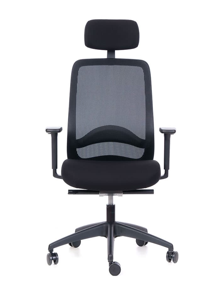 Kancelářská ergonomická židle Sego BARRA — síť, černá Sego - náhled 2