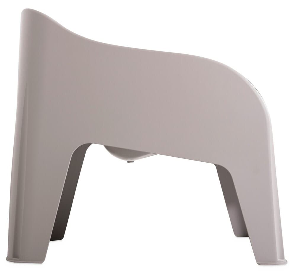 PETRA ARMCHAIR plastové křeslo - šedá - náhled 2