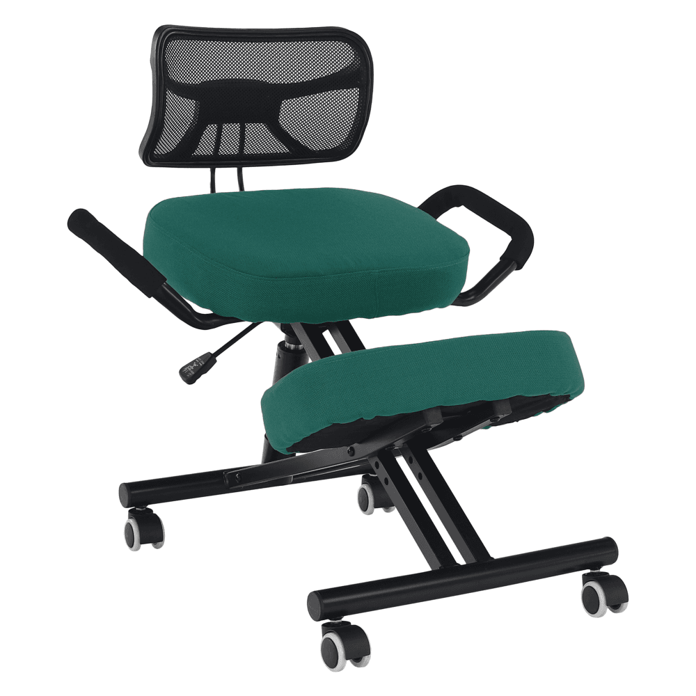 Ergonomická klekačka RUFUS – černá látka, Kondela