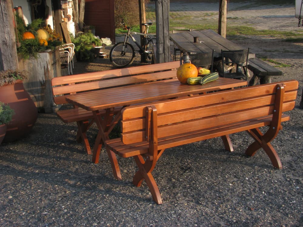 STRONG MASIV zahradní lavice dřevěná - 160cm - náhled 3