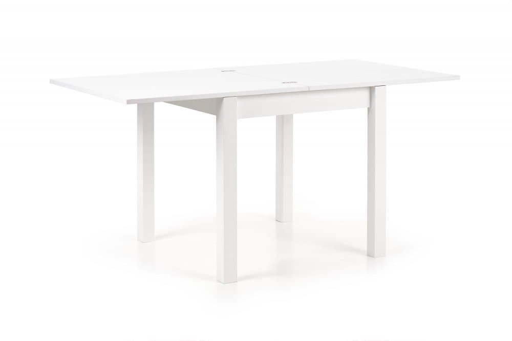 Jídelní rozkládací stůl GRACJAN - 80x80+80, MDF, bílá Halmar - náhled 2
