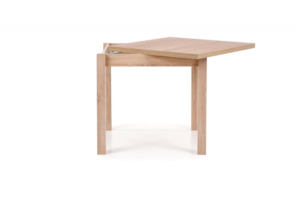 Jídelní rozkládací stůl GRACJAN - 80x80+80, MDF, dub sonoma Halmar - náhled 4