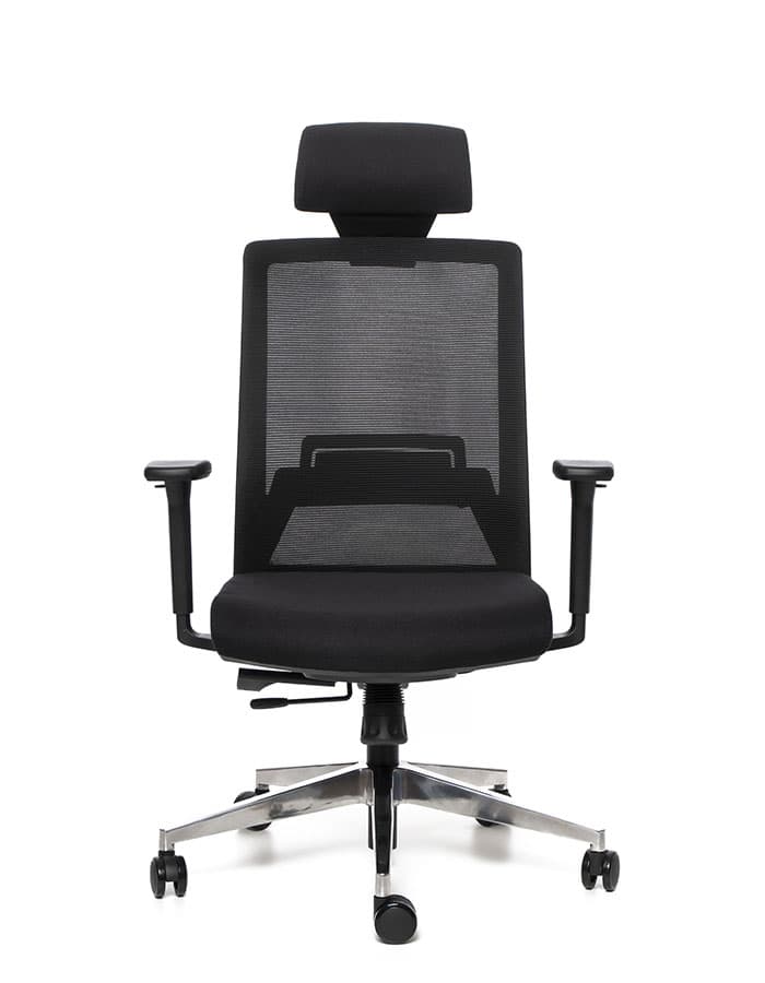 Kancelářská ergonomická židle Sego FRAME — síť/látka, černá Sego - náhled 5