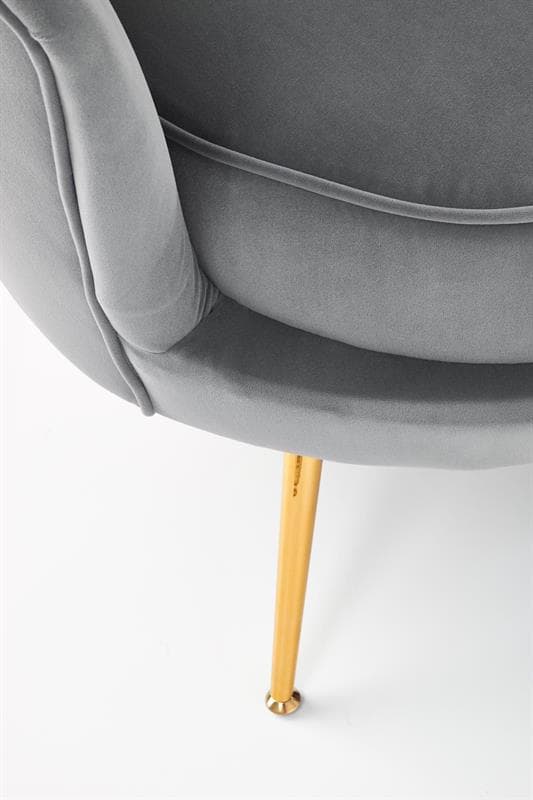 Designová pohovka AMORINITO — kov, šedá látka, nosnost 200 kg Halmar - náhled 5