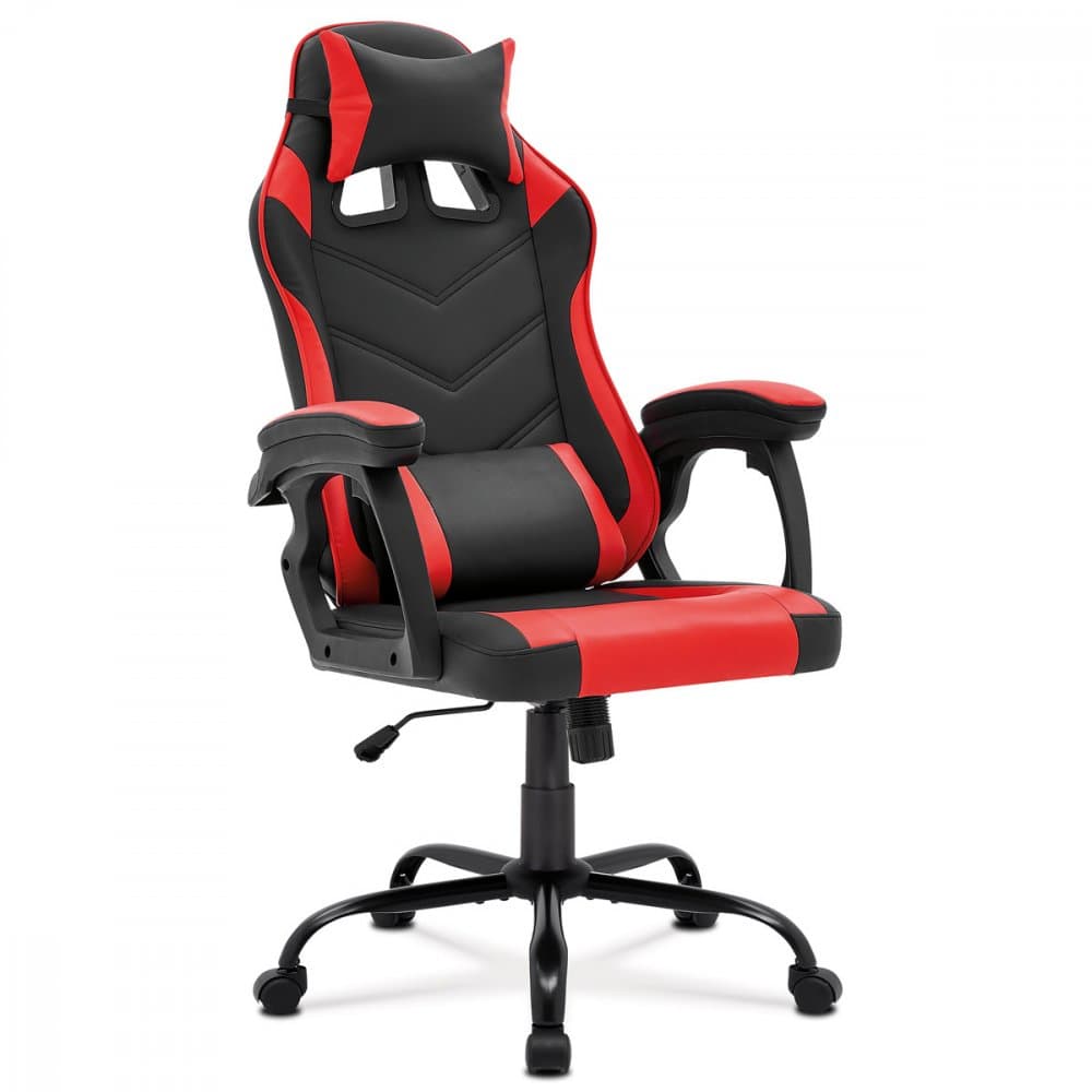 Herní židle RACER PRO – ekokůže, červená/černá Autronic - náhled 2