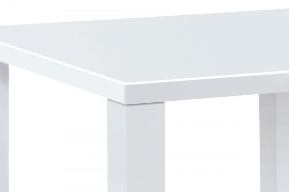 Jídelní stůl VILM – 80x80x76 cm, vysoký lesk bílý Autronic - náhled 3