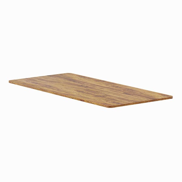 Deska stolu ERGODESK — 160x75x1,8 cm, laminovaná dřevotříska, více barev dub rustikal - náhled 2