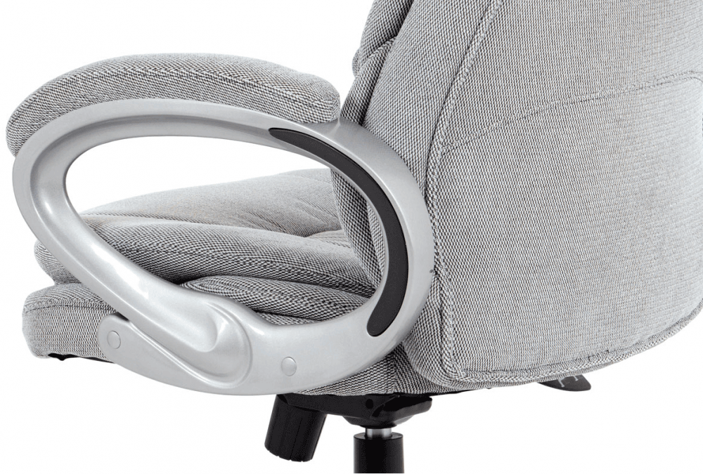 Kancelářské křeslo na kolečkách KASPER – s područkami, čalouněné Autronic - náhled 4
