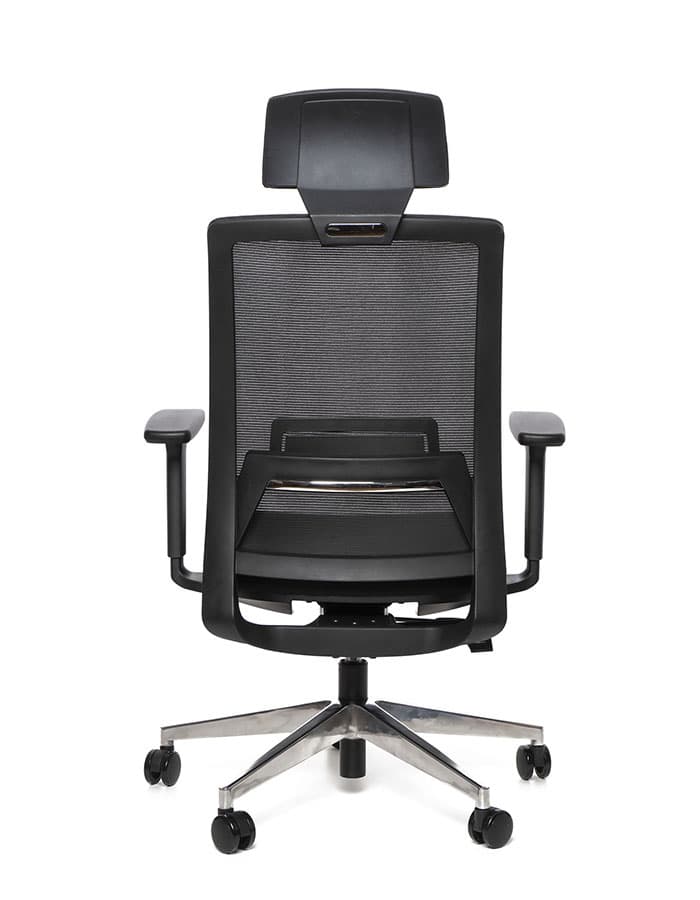 Kancelářská ergonomická židle Sego FRAME — síť/látka, černá Sego - náhled 2
