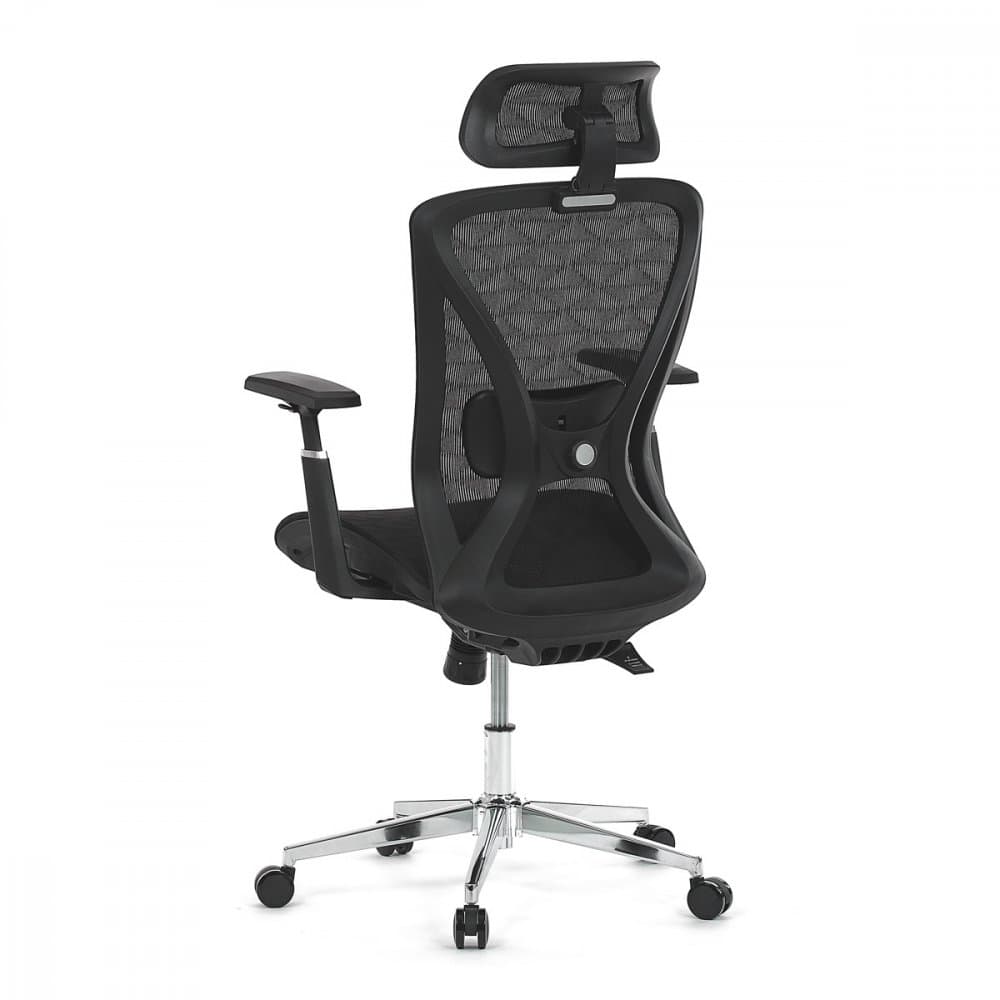 Kancelářská ergonomická židle FLIP — síť, černá Autronic - náhled 4