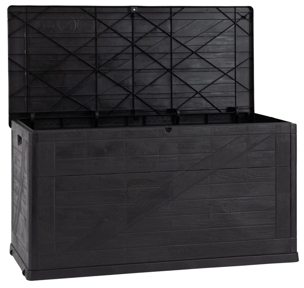 WOOD zahradní plastový úložný box 420 L - grafit