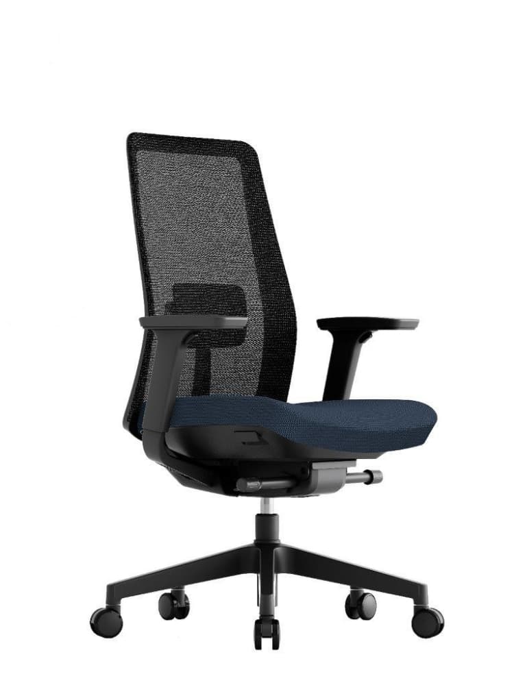 Kancelářská ergonomická židle K10 — více barev Modrá - náhled 1