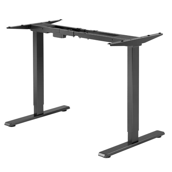 Elektricky výškově stavitelný rám stolu POWERTON – rozsah 500 mm, černá, 100 kg - náhled 2
