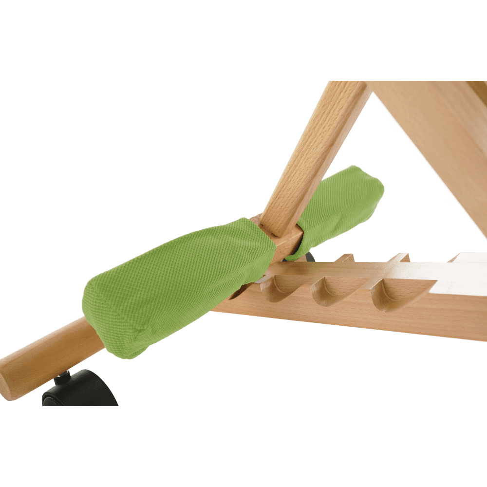 Ergonomická klekačka GROCO – zelená, látka, buk, Kondela - náhled 4