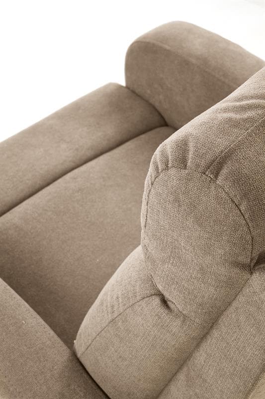 Relaxační polohovací TV křeslo OSLO — látka, béžová Halmar - náhled 4