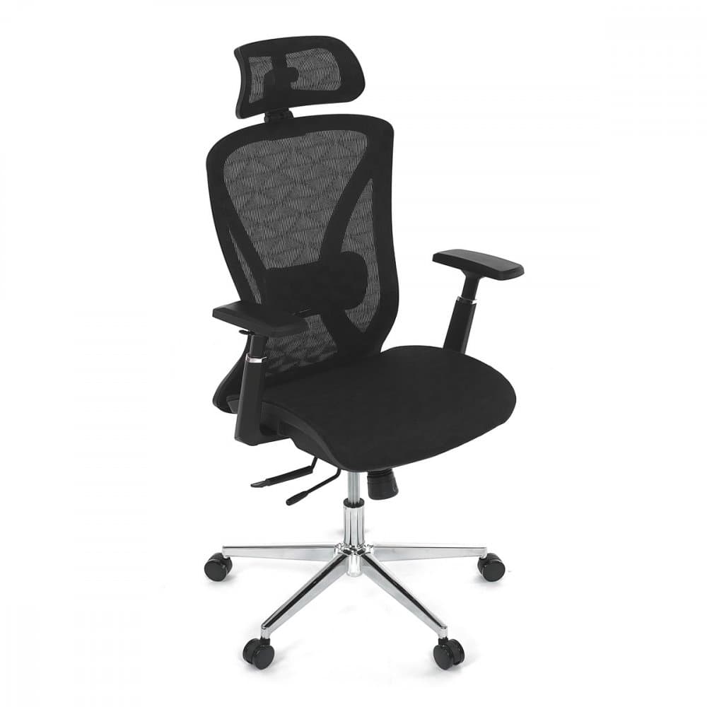 Kancelářská ergonomická židle FLIP — síť, černá Autronic - náhled 2