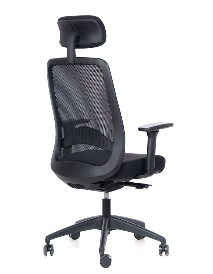 Kancelářská ergonomická židle Sego BARRA — síť, černá Sego - náhled 3