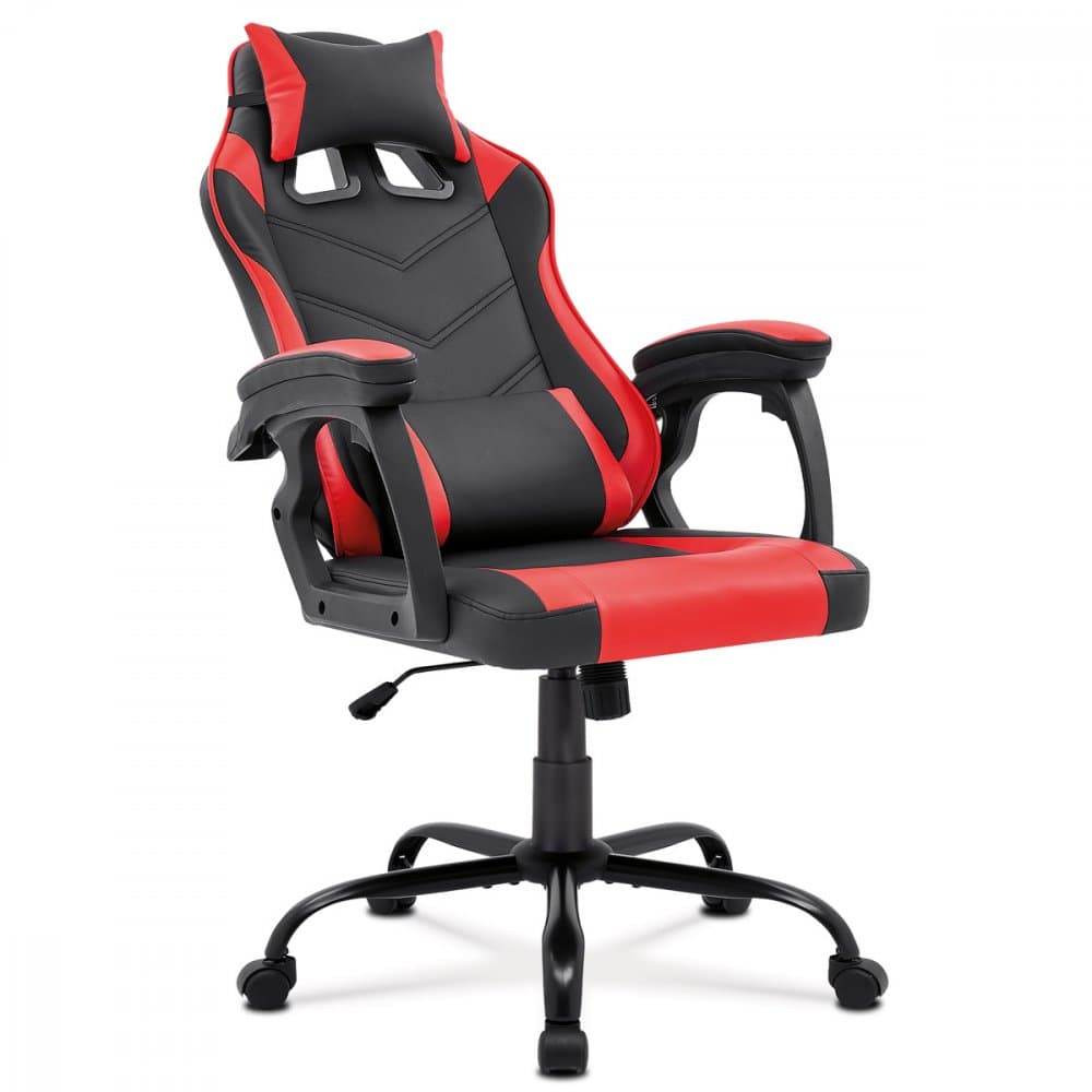 Herní židle RACER PRO – ekokůže, červená/černá Autronic - náhled 3