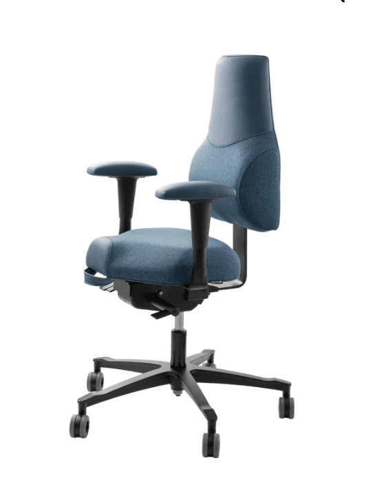 Zdravotní židle THERAPIA STANDI standardní látková –⁠ na míru, s područkami, více barev HX50/CX19 BLACK - náhled 2