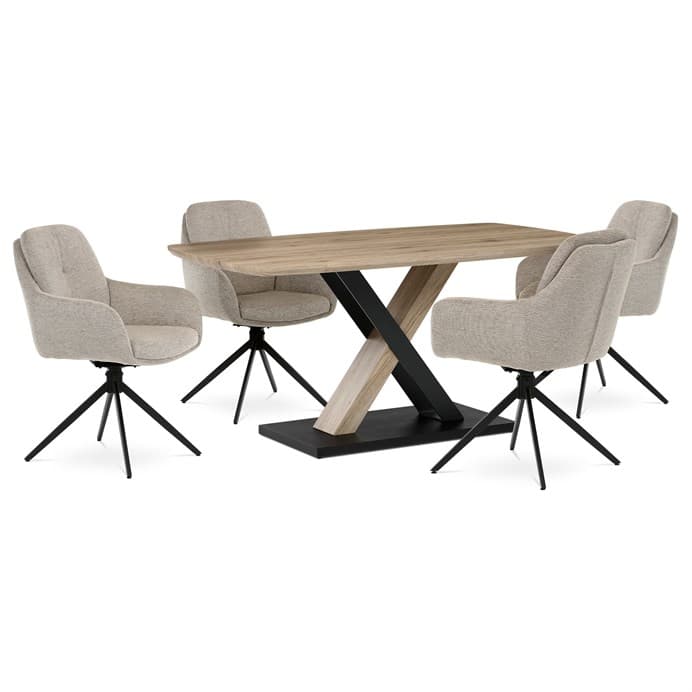 Jídelní stůl TERATO — 165x90x75, MDF, hnědá Autronic - náhled 3