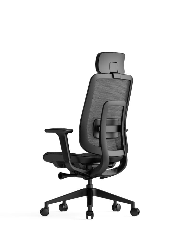Kancelářská ergonomická židle K42 MESH SP – síť, černá - náhled 3
