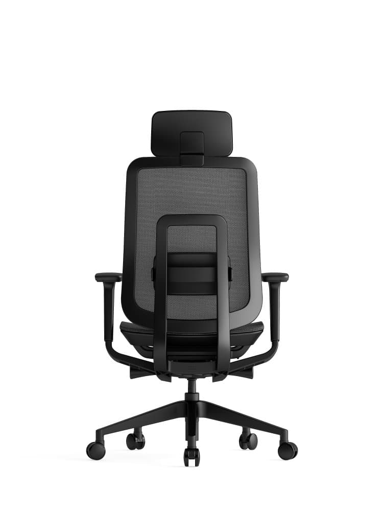 Kancelářská ergonomická židle K42 MESH SP – síť, černá - náhled 2