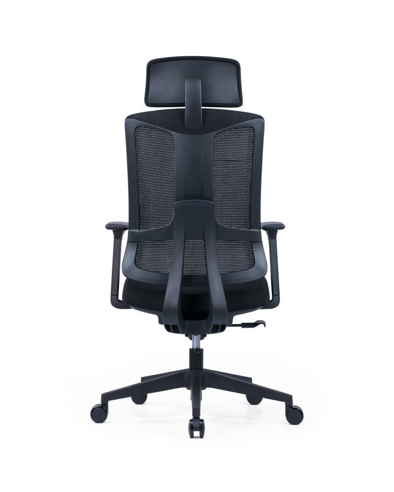 Kancelářská ergonomická židle SLIDE — více barev Modrá - náhled 4