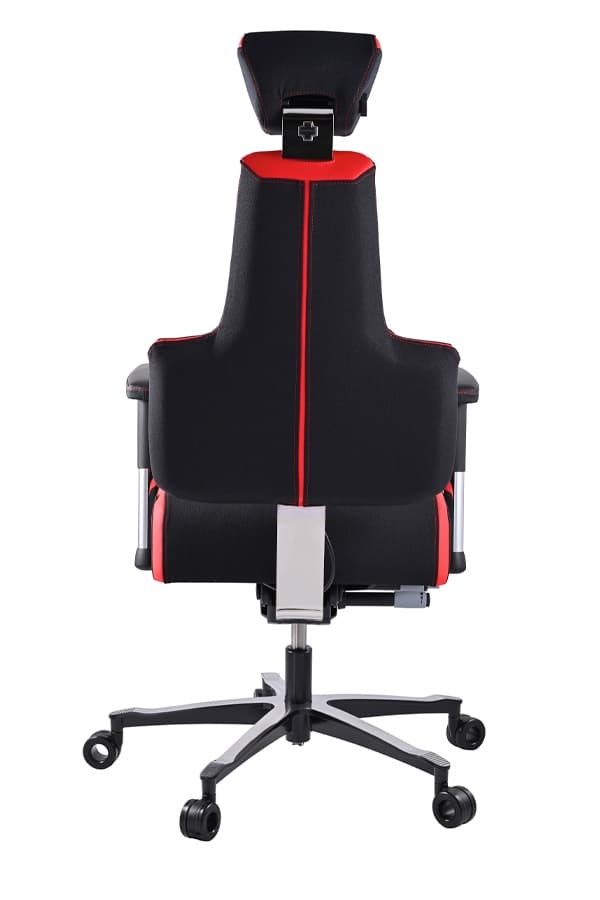 Zdravotní herní židle THERAPIA E+GAMER –⁠ černo-červená - náhled 4