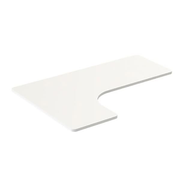 Deska stolu rohová ERGODESK CORNER— 160x110-60x2,5 cm, laminovaná dřevotříska, více barev akát - náhled 2