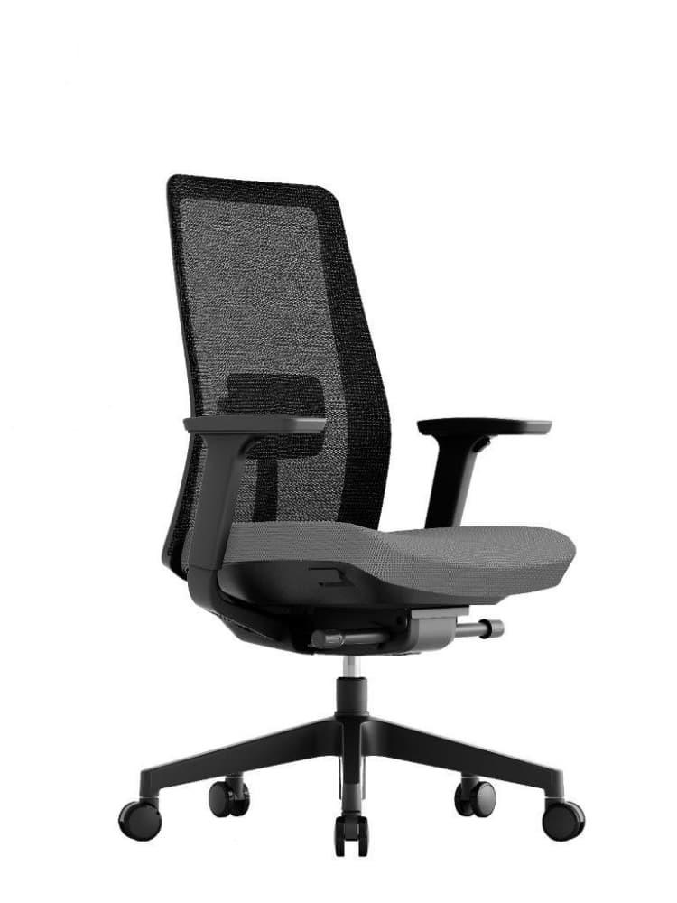 Kancelářská ergonomická židle K10 — více barev Modrá - náhled 3
