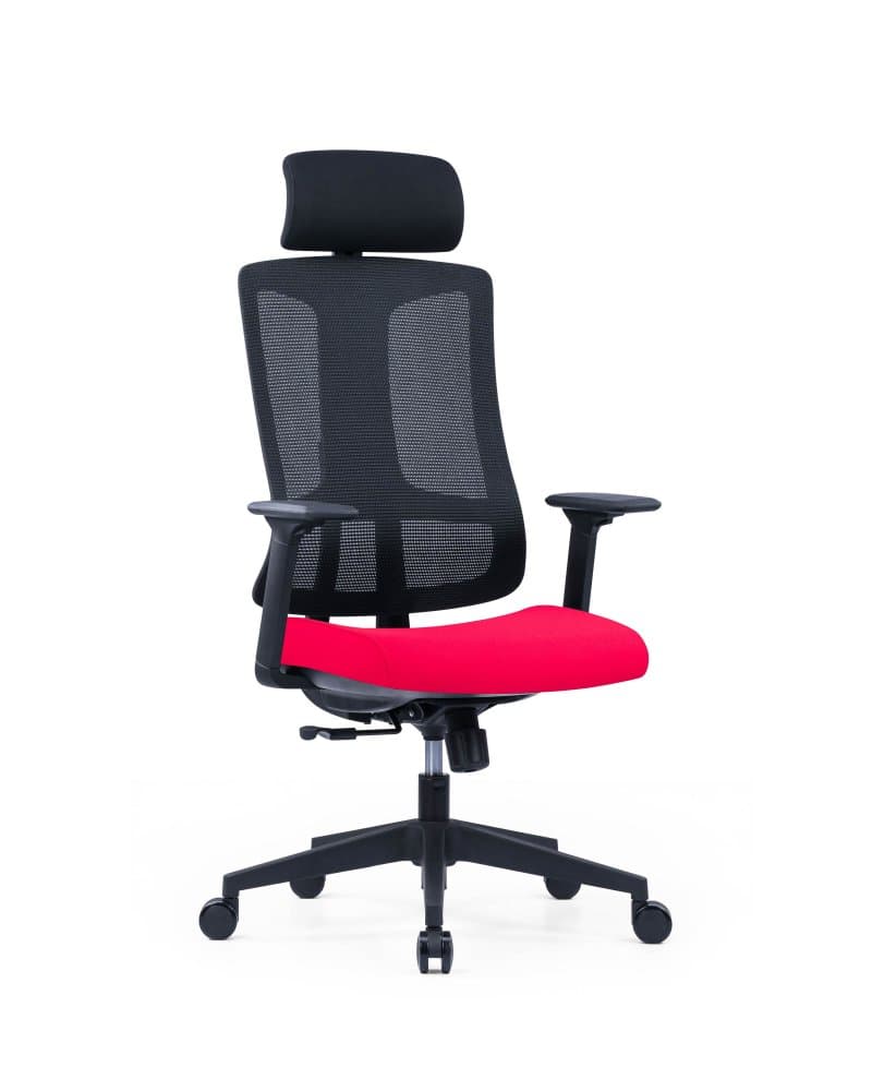 Kancelářská ergonomická židle SLIDE — více barev Modrá - náhled 2