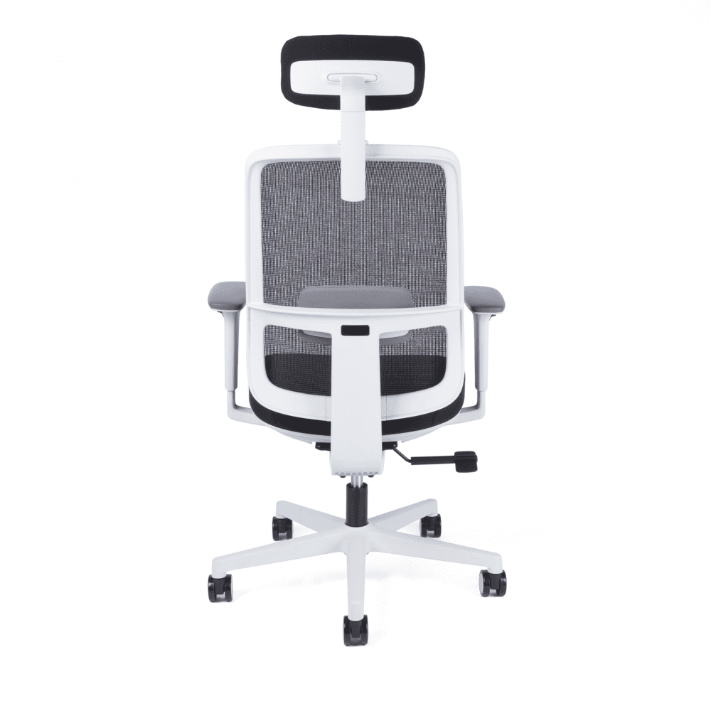 Kancelářská ergonomická židle CANTO W — černá / bílá - náhled 3