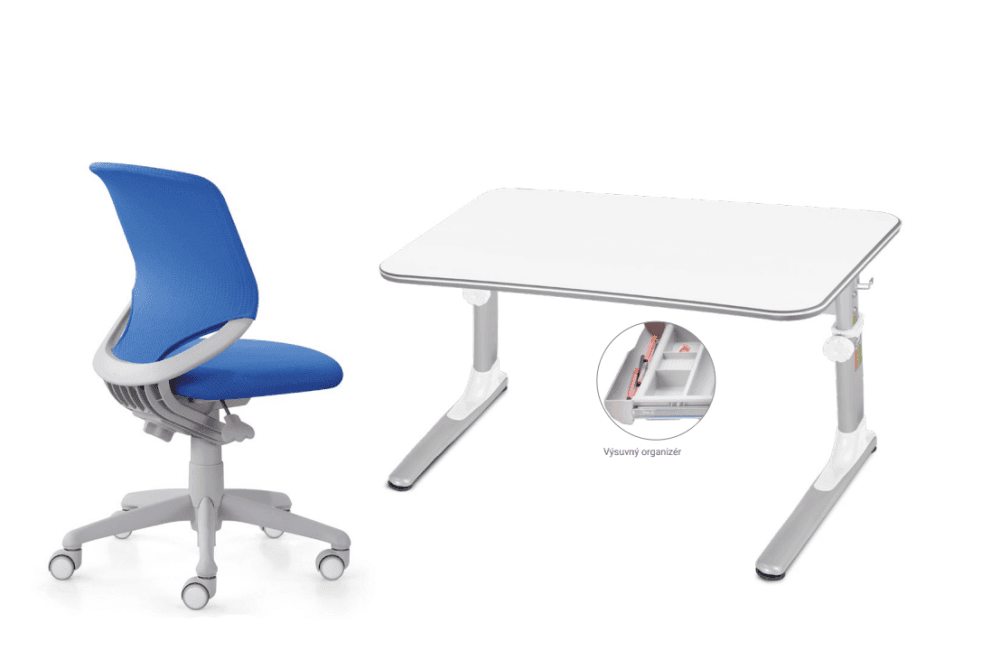 Dětský set Smarty  JUNIOR – mordý set židle + stůl Mayer