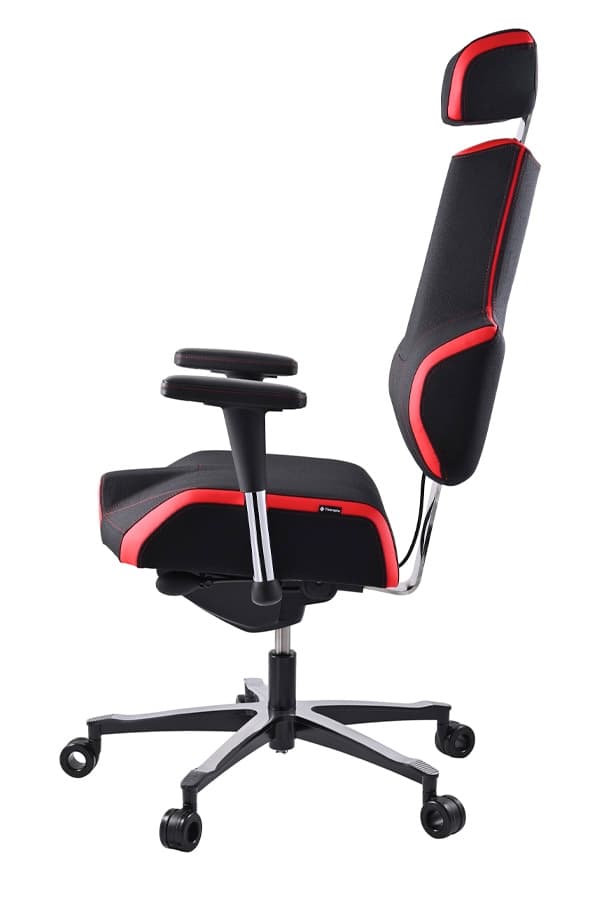 Zdravotní herní židle THERAPIA E+GAMER –⁠ černo-červená - náhled 2
