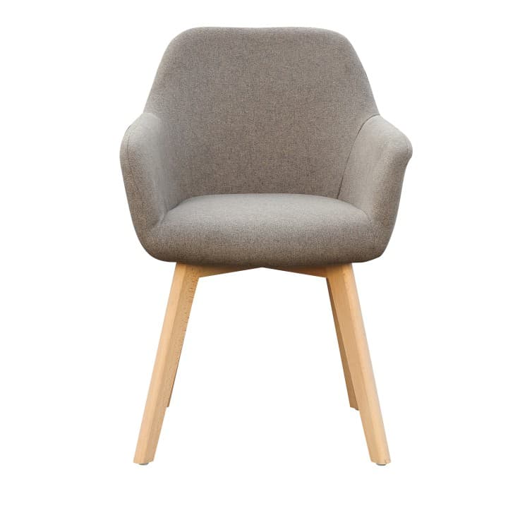 Designové křesílko CLORIN — buk, látka, více barev Hnědá - náhled 2