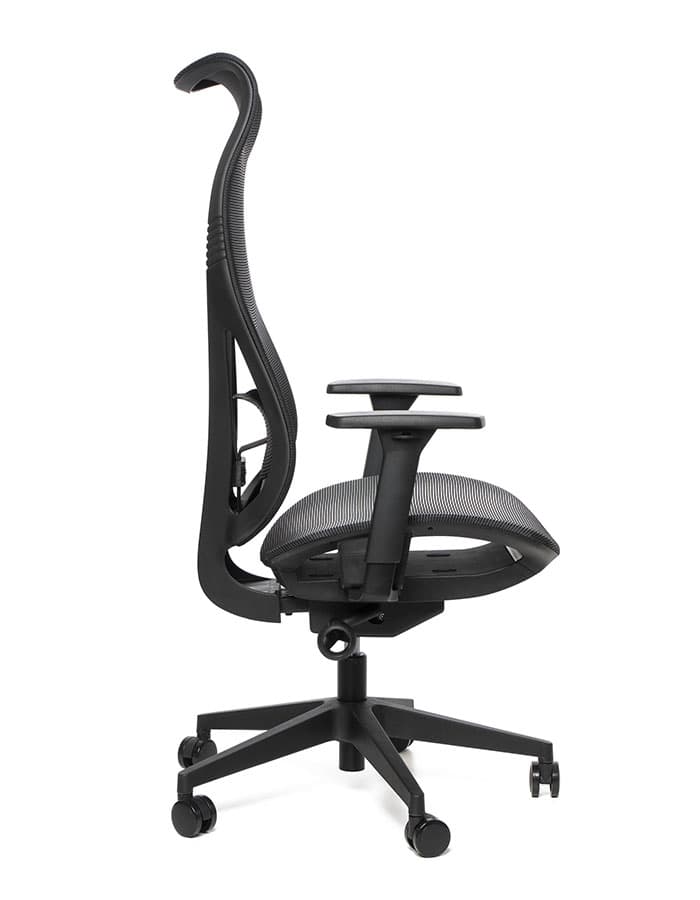 Kancelářská ergonomická židle Sego HARMONY — síť, černá Sego - náhled 2