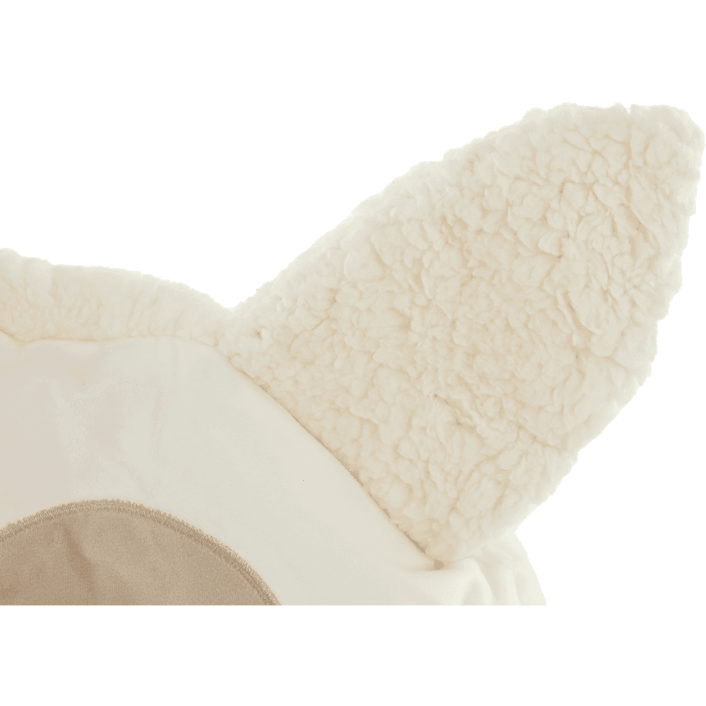 Dětský sedací vak BABY s ovečkou — 55×50, bílá/smetanová Kondela - náhled 2