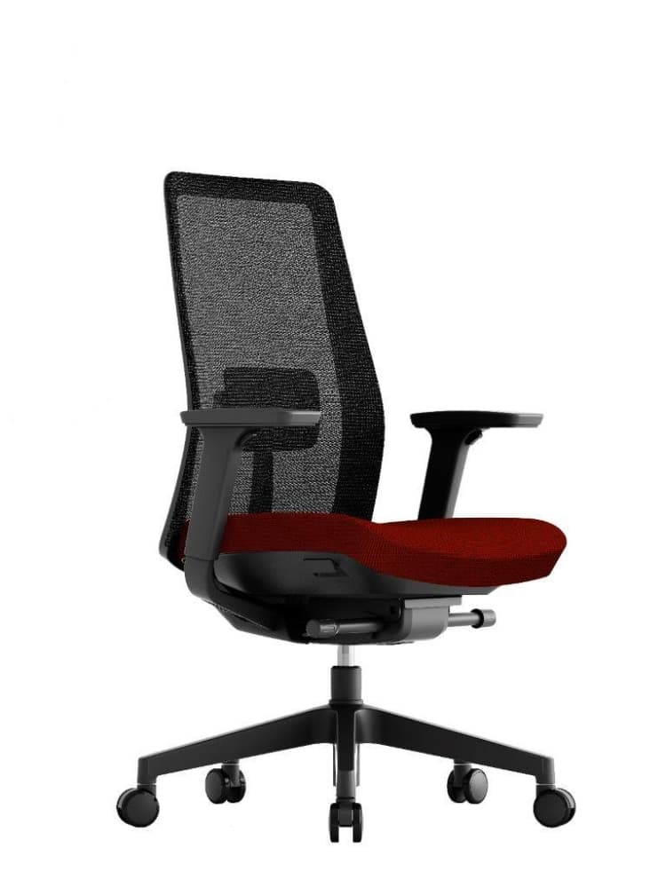 Kancelářská ergonomická židle K10 — více barev Modrá - náhled 5
