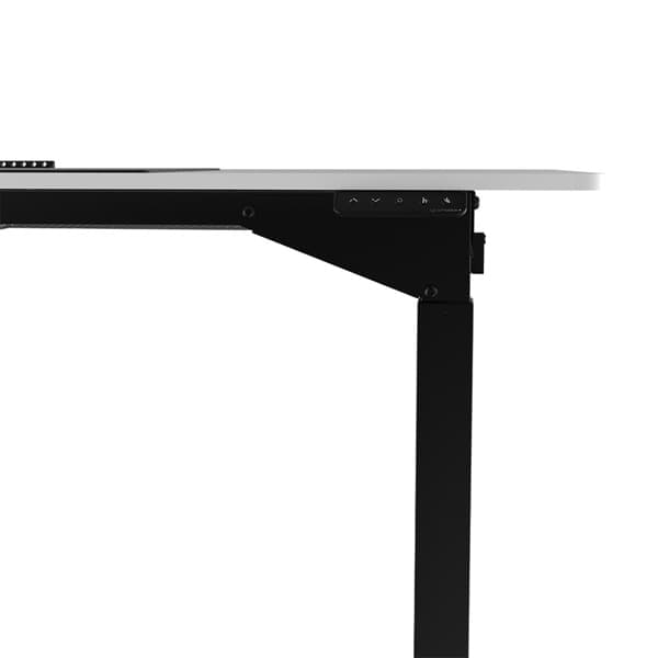 Elektricky výškově nastavitelný stůl UPLIFT — 160 cm, bílá / černá - náhled 4