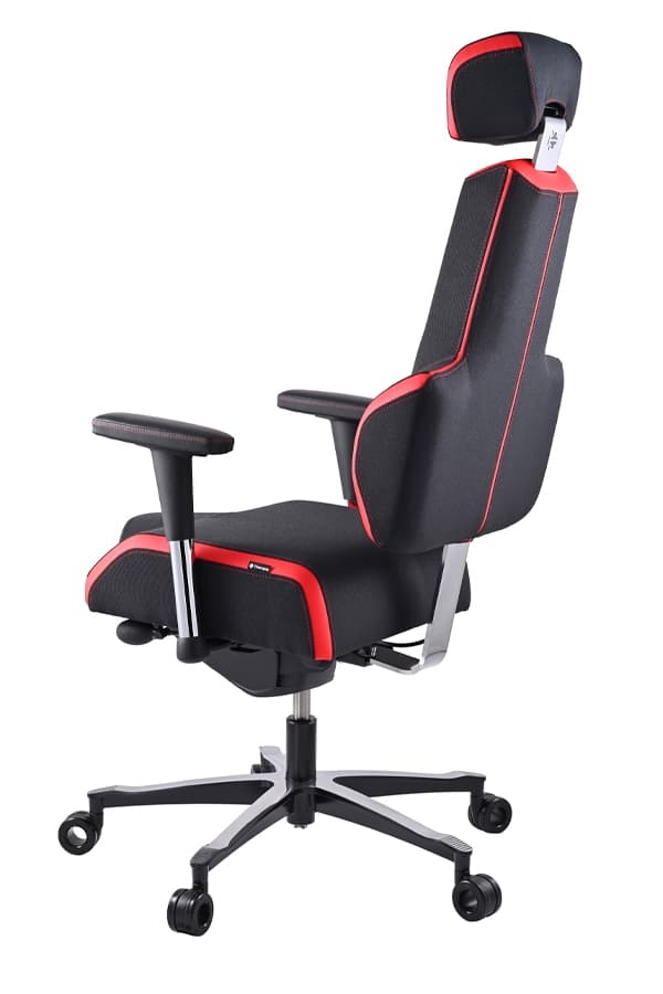 Zdravotní herní židle THERAPIA E+GAMER –⁠ černo-červená - náhled 5