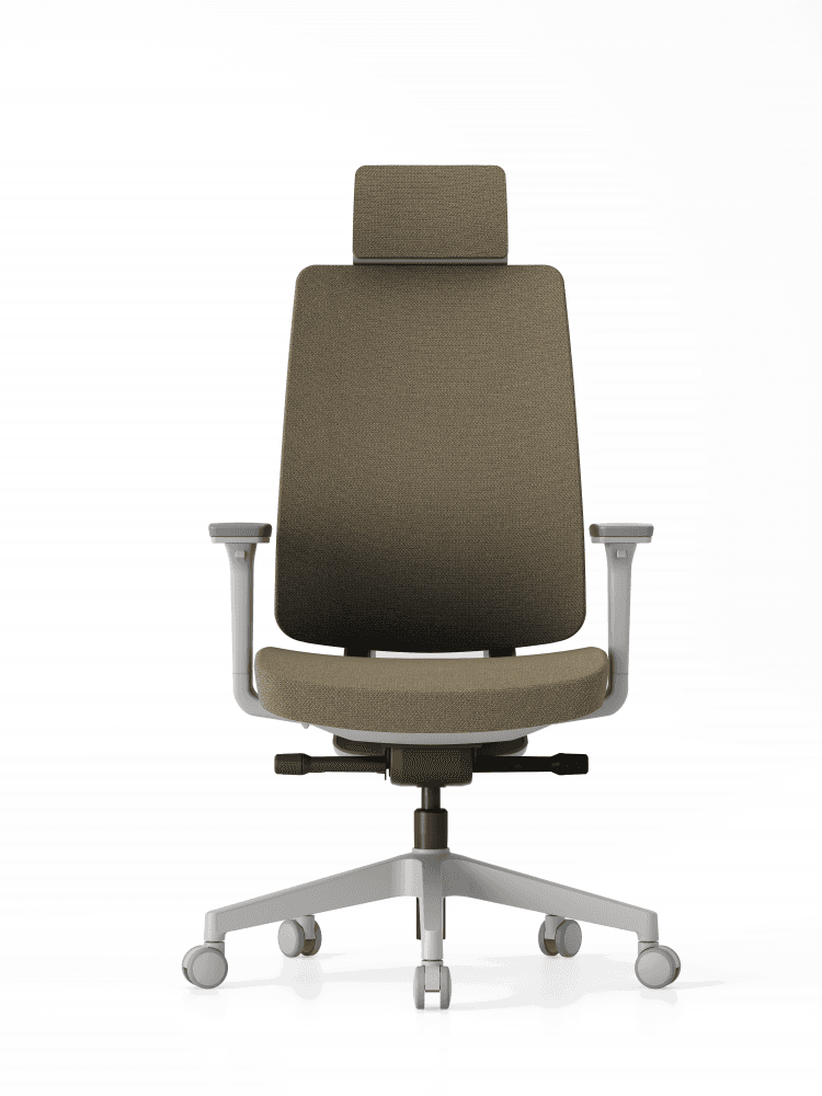 Kancelářská ergonomická židle K50 — bílá, více barev Béžová - náhled 5