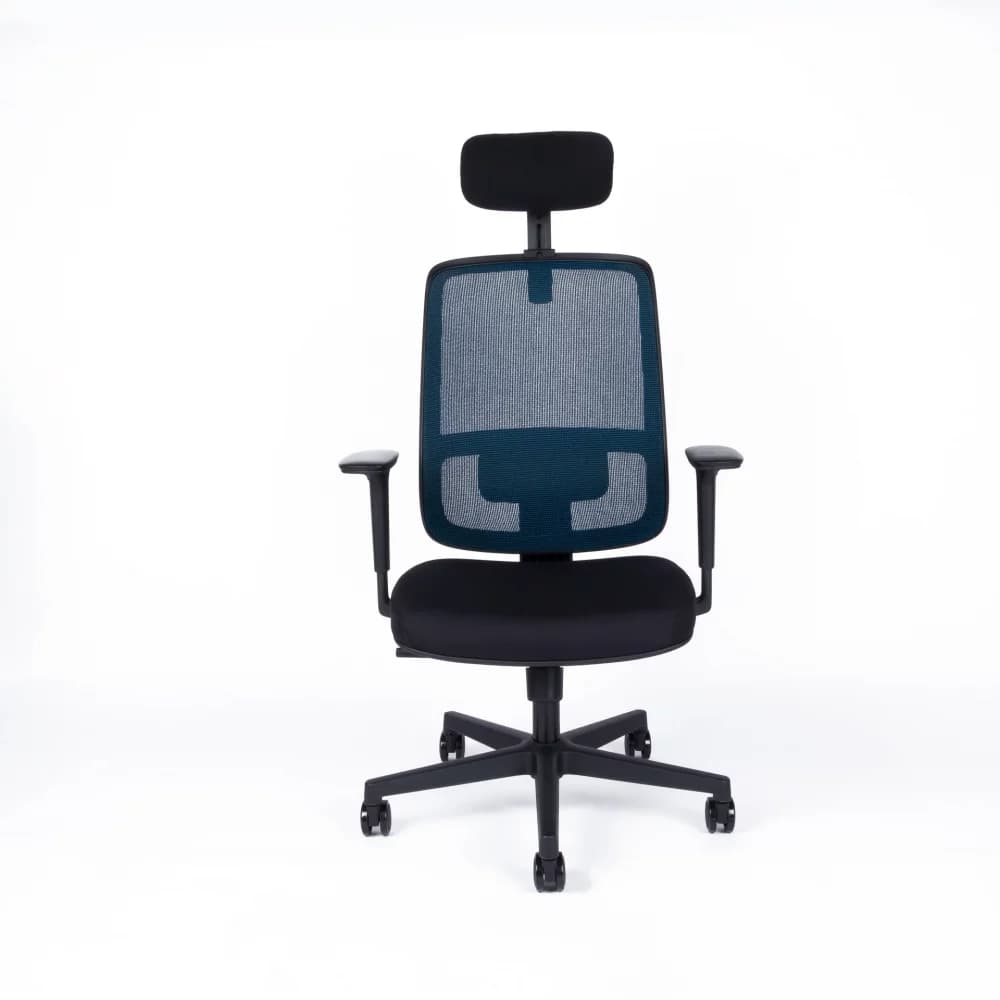 Kancelářská ergonomická židle CANTO — více barev Modrá - náhled 3