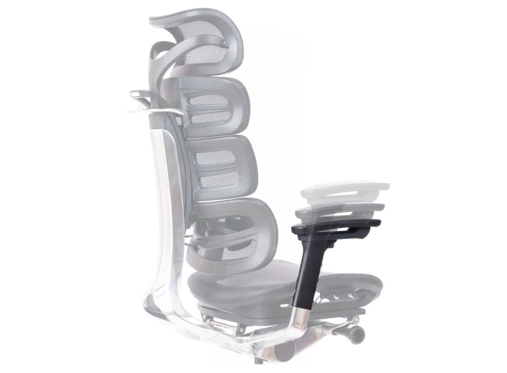 Kancelářská ergonomická židle TRINITY — černá Sego - náhled 5